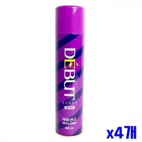 무스크향 헤어스프레이 350ml x4개