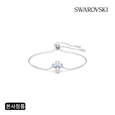 스와로브스키 [본사정품/쇼핑백증정] Magic 천사 블루 로듐 팔찌M 5734263
