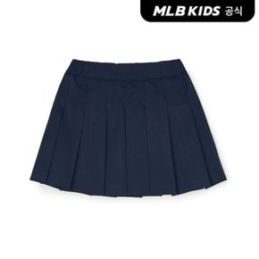 (공식)25SS 베이직 플리츠 스커트 MLB (Navy)7FSKB0251-00NYS