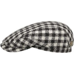 미국 스탯슨 플랫캡 헌팅캡 Stetson Harris Tweed Twotone Check Flat Cap Men - Made in German