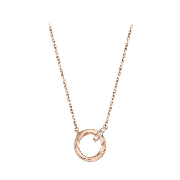 샤이닝 원 실버핑크 목걸이 TNSSVP13611S