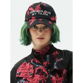 All-over Floral Print Baseball Cap