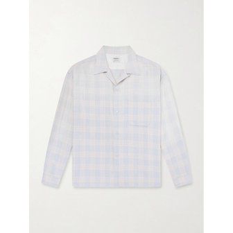 세인트미카엘 컨버터블 칼라 체크 플란넬 셔츠 46376663162962402