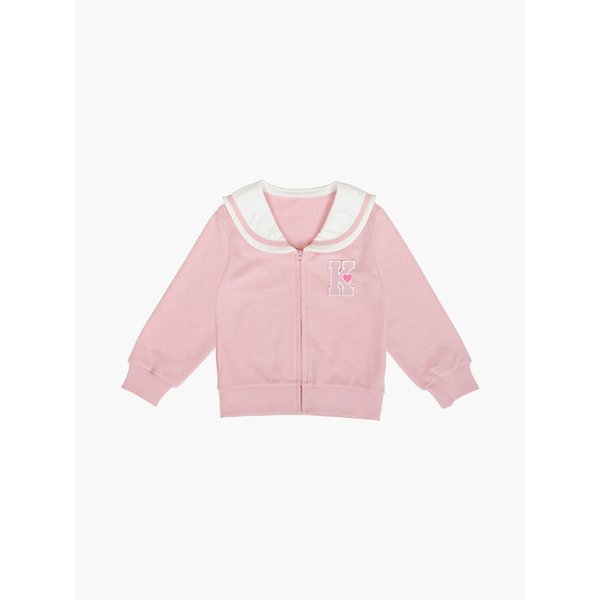 핑크 세일러 카라 블루종