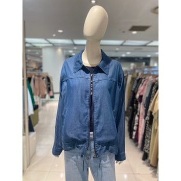 파프리카 모던 밑단스트링 데님 점퍼/SJ2JPL01
