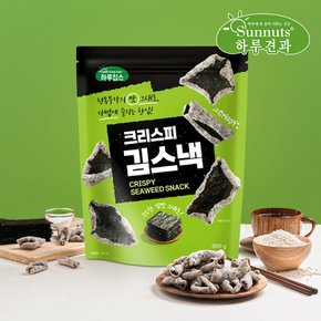 [하루견과] 크리스피 김스낵 300gx1봉/바삭간식,안주,김부각,전통부각