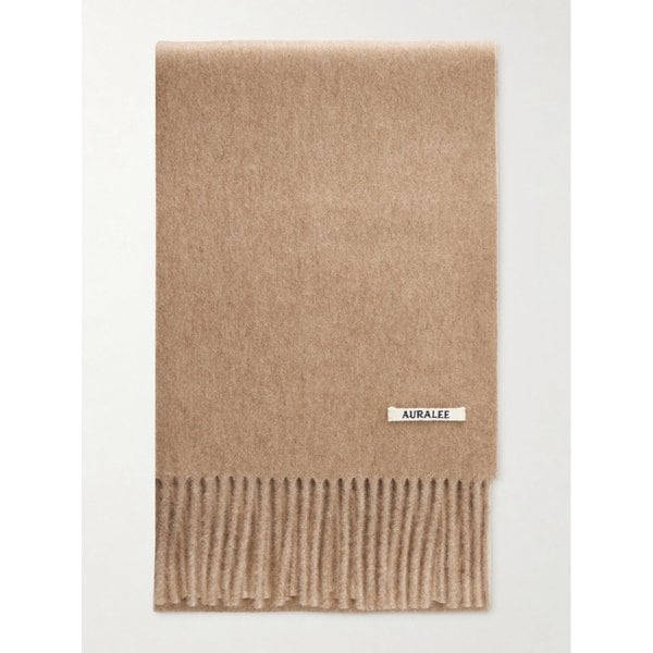 로고 아플리케 프린지 캐시미어 스카프 46376663163013511