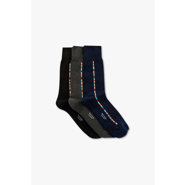 폴스미스 시그니처 스트라이프 삭스 3PACK 5715340103