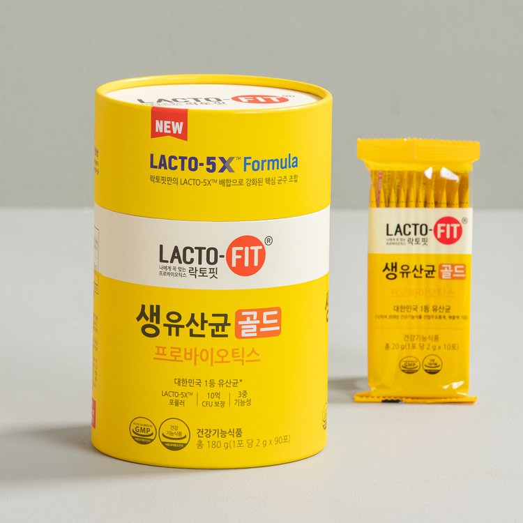 종근당 락토핏-5X 생유산균골드 2g X 90포, 믿고 사는 즐거움 SSG.COM 종근당 락토핏-5X 생유산균골드 2G X 90포, 믿고 사는 즐거움 Ssg.Com