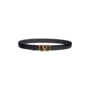 4091174 Valentino Garavani VLOGO Buckle Leather Belt 67911114