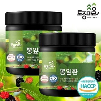 토종마을 HACCP인증 국산 뽕잎환 300g X 2개