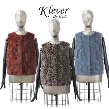 NS홈쇼핑 [정상가: 590000원] 진도 Klever 스크랩 유색밍크 숏 베스트 (K3W1MV50_)..