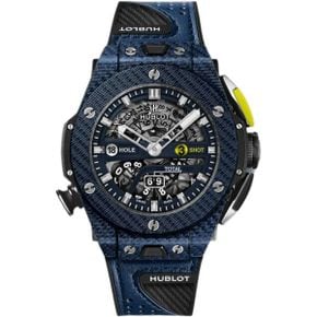 미국 위블로 시계 Hublot mens 워치 Big Bang Texalium Blue Carbon Unico Golf Limited Edition