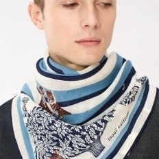 [이누이에디션] CARRE LABYRINTHE BLUE SCARF_INCA201LA04