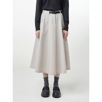 헌터 [WOMEN] 벨티드 롱 스커트 - 캐스트 HEW0001AIZCAS