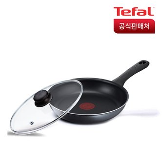 테팔 [G]테팔 뉴컴포트그립 후라이팬 24cm+유리뚜껑 24cm