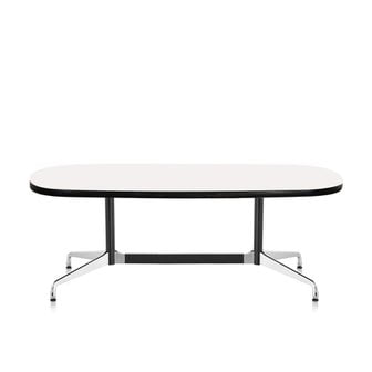 허먼밀러 [허먼밀러 공식딜러] Eames Conference Table Oval, Black Edge (182cm)