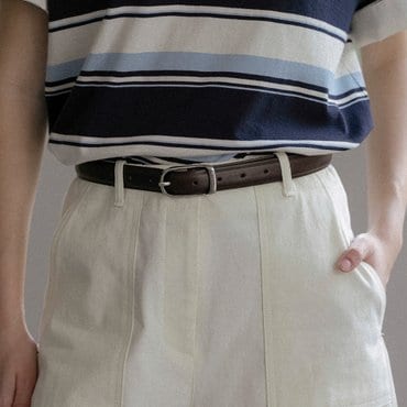 노운베러 Basic leather belt KNSS03AC01_[2color]