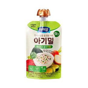 아이얌 아기밀 한우 브로콜리 진밥 100g