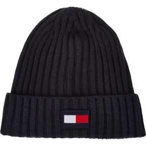 영국 타미힐피거 머플러 Tommy Hilfiger Men`s Striped Ribbed Beanie Hat 1585486