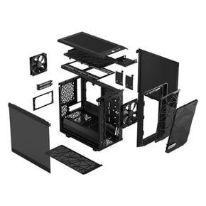 [서린공식] Fractal Design Meshify 2 Nano Dark 강화유리 블랙