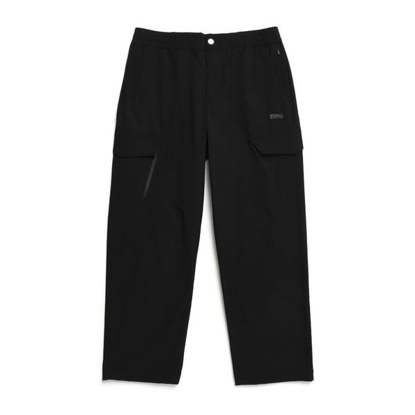 [여주점] N241MPT240 어반시티 아웃포켓 세미와이드 카고 팬츠 카본블랙