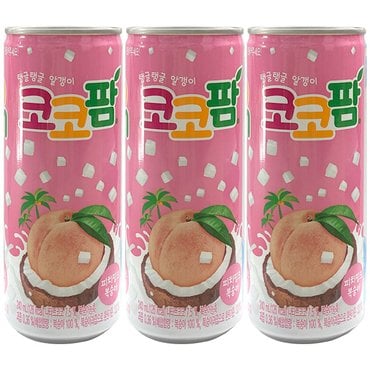  해태 코코팜 피치핑크 복숭아 240ml x 30캔  코코넛음료 과채음료