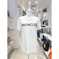 몽클레르 [여주점] [레어팩토리] 몽클레어 여성 로고 자수 반팔 티셔츠 (8C00009 829HP 033)