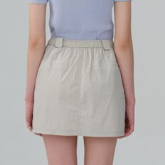 Cargo Mini Skirt_LIGHT BEIGE