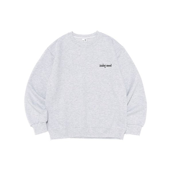 베이직 로고 스웨트셔츠 (그레이)