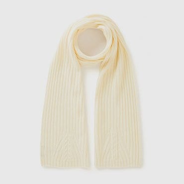 베네통 Cable knit muffler_1244DU01G000