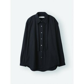 tie shirt_black