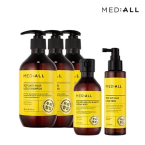 메디올 탈모완화 샴푸 480ml 3개+100ml 1개+토닉 120ml