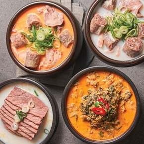 [여수올림] 호호별미 순대국 3팩 1.8kg(600g*3팩)
