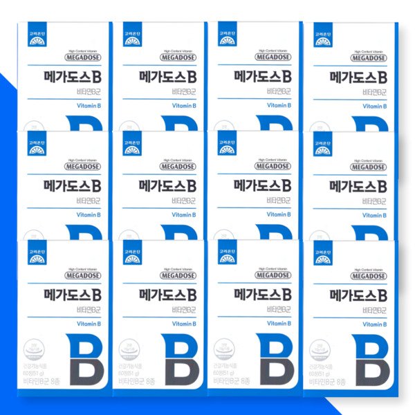 고려은단 메가도스B 비타민B군 컴플렉스 60정 x 12개