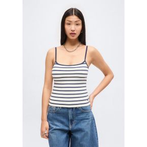 Abercrombie  Fitch 애버크롬비 앤 피치 베어 심리스 아이콘 90년대 캐미 탑 - 상의 다크 블루/