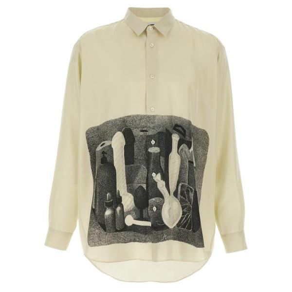 확대된 대표 마리아노 셔츠 MA309317BM BEIGE