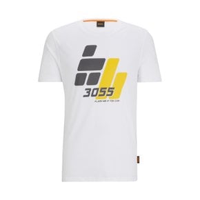 [30프로 할인][FA23] 레귤러핏 레이싱 로고 반팔 티셔츠(50495700101)