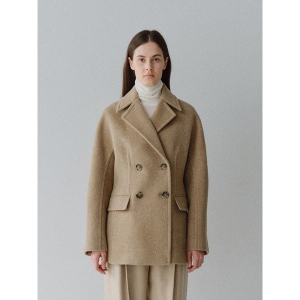 TFW WOOL DOUBLE LINE HALF COAT _2COLORS