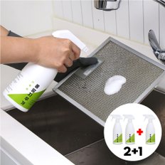 2+1초강력다목적클리너주방 후드 세면대 냉장고 청소 기름때제거 500ml