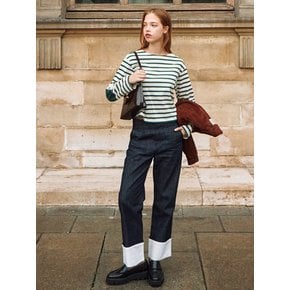 La Mariniere Stripe T-shirt Green