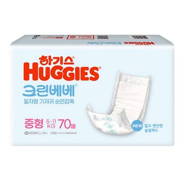  하기스 크린베베 (일자형) 중형 공용 70매