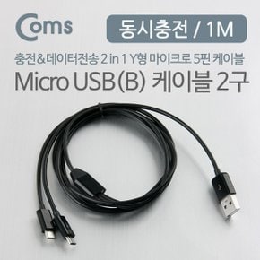 USB/Micro USB(B) 케이블 (2구) 1M NA937