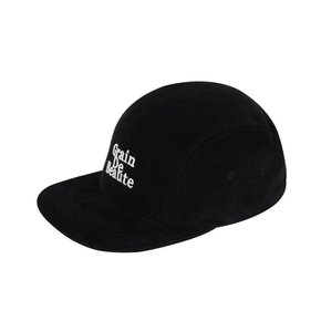 CORDUROY CAMP CAP [BLACK]