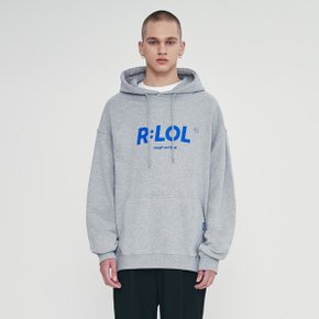 [RLOL] (HD-19703) RLOL BASIC HOOD T-SHIRT GRAY