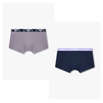 EMPORIO ARMANI 남성 이글 로고 밴딩 코튼 드로즈 2종 (0815112300/12303)