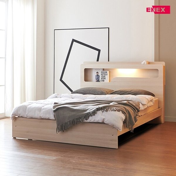 레스폴 LED 일반형 침대 SS-쟈가드독립40T매트리스
