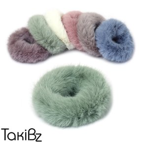 파스텔 Fur 도넛링 헤어끈
