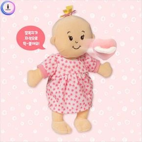 맨하탄토이 아기인형공갈젖꼭지피치30cm