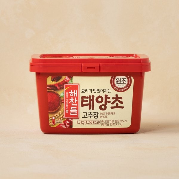 해찬들 태양초고추장 1.8kg